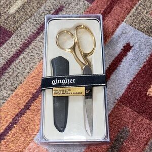 Gingher Gold-Plated Dressmaker's Shears